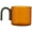 amber, variant on Espresso Drinkware for Cappuccinos 300ml Round Single Coffee Mug with Handle High Borosilicate Glass Drinking Cup