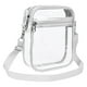 thumbnail image 1 of Bolso bandolera transparente aprobado para estadios, bolso de mano transparente pequeño para conciertos, eventos deportivos y festivales., 1 of 1
