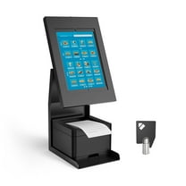 Anti-Theft Tablet Kiosk with Printer Shelf
