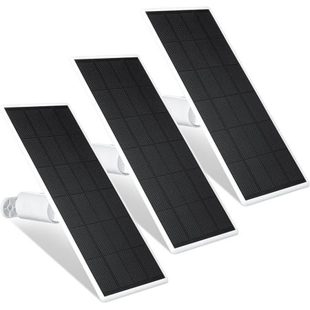 

Wasserstein Solar Panel for Google Nest Cam Outdoor or Indoor Battery - 2.5W Solar Power - Made for Google Nest (3 Pack)