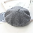 thumbnail image 2 of iHPH7 Painters Cap Newsboy Hats for Women French Hat Wool Hat French Beret Hats for Women, Gray One Size, 2 of 3