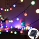 thumbnail image 3 of Guirnalda de luces LED de 100 bolas, guirnalda de luces para exteriores, luces navideñas, decoración para fiestas, luz solar para exteriores, Navidad, 3 of 5