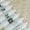 thumbnail image 3 of XINAOBAOLUO 4-Pack Snowman Design Christmas Candles, Holiday Taper Candles for Home Decor and Gifts, 3 of 5