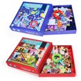thumbnail image 1 of maskred Kids House Space Exploration Jigsaw Puzzles Children's Cartoon Paper Toy with Magnifying Glass Red, 1 of 5