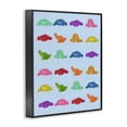 thumbnail image 2 of Stupell Industries Contemporary Colorful Dinosaur Gummies Black Framed Giclee Art, 16 x 20, by LISH Creative, 2 of 8