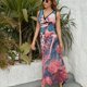 thumbnail image 3 of Flower Cluster Skull Vestido Sin Mangas Vestidos Para Mujer, Vestido Suelto De Verano 2025, 3 of 5