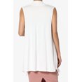 thumbnail image 2 of TheMogan Women's Long Vests Sleeveless Draped Lightweight Open Front Cardigan, 2 of 7