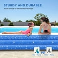 thumbnail image 4 of Inflatable Swimming Pool, WP4 118"X71"X20" Full-Sized 3M Family Inflatable Pool Thickened Lounge Pool for Kids Adults Summer Fun Pool Party, 4 of 8