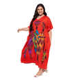 thumbnail image 5 of Oussum Women Plus Size Caftan Dress Beach Cover Up Loungewear, 5 of 8