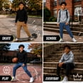 thumbnail image 3 of Quad Seven Boys Sweatpants Soft Active Fleece Cargo and Basic Jogger Pants with Pockets 4 Pack, 3 of 6