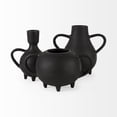 thumbnail image 6 of Black Matte Metal Italian Inspired Vase, 6 of 6