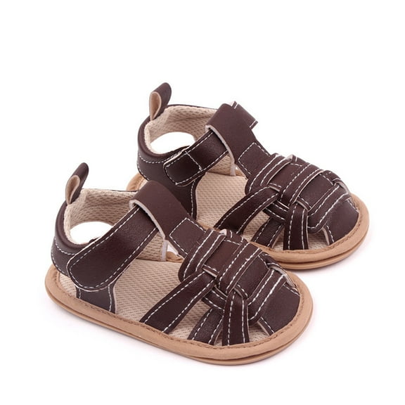 Baby Boy Closed Toe Sandals Breathable Non-slip Beach Walking Shoes