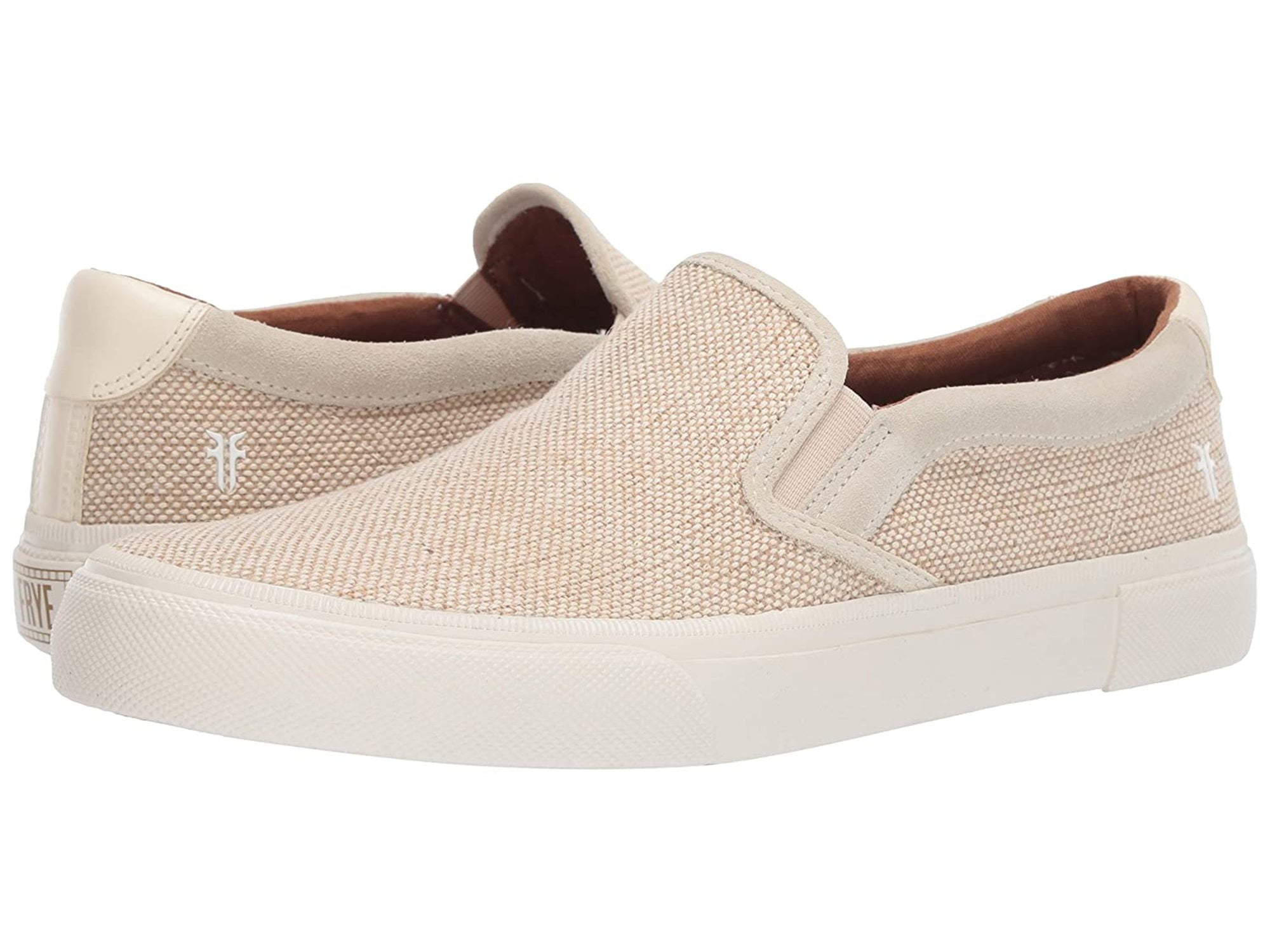 Frye FRYE Men�s Ludlow Slip on Sneaker, Off White, Size