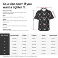 thumbnail image 5 of Susaid Cartoon Rooster Print Short Sleeve Shirts Button Down Casual Shirts Summer Beach Aloha Button Down Short Sleeve for Men ,Medium, 5 of 7