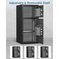 thumbnail image 3 of Omethey 6.0 Cub Heavy Duty Safe Box with Dual Alarm System, Digital Safe with Deposit Slot and Backlit Keyboard, Ideal for Home, Office, Hotel, 3 of 13