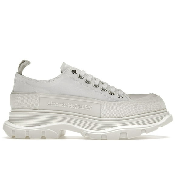 Alexander McQueen Men's Tread Slick Low Lace Up White White Shoes, from StockX