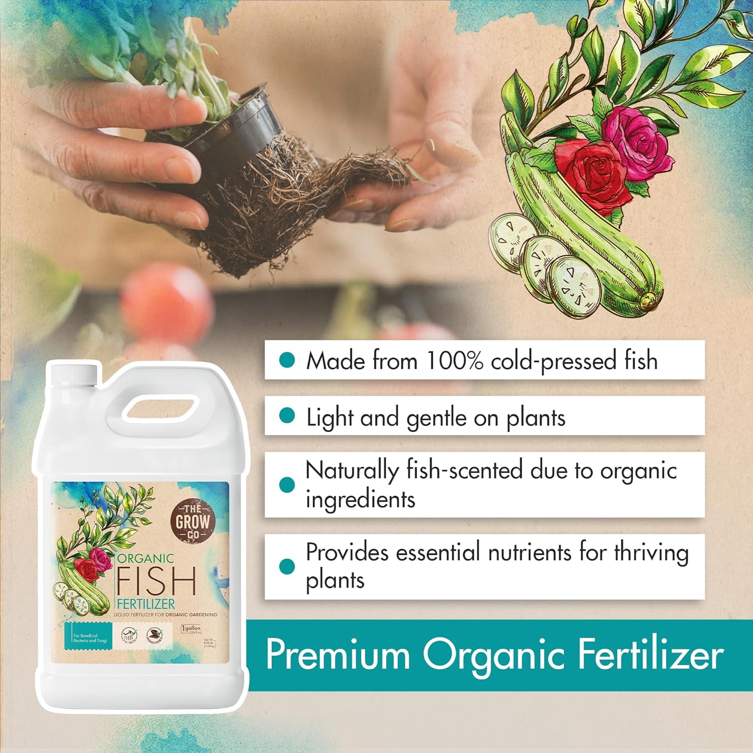The Grow Co Fish Plant Fertilizer - Thumbnail 4