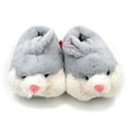 thumbnail image 2 of Pink Bunny Slippers for Women Warm Funny Slippers Rabbit plush sneaker slippers(US 8-10, Gray Bunny), 2 of 3