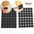 thumbnail image 1 of 96Pcs Diy Furniture Chair Leg Pad Cushion Floor Protection Pad Round Square, 1 of 9