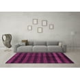 thumbnail image 3 of Ahgly Company Indoor Rectangle Abstract Purple Modern Area Rugs, 2' x 5', 3 of 4