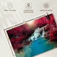 thumbnail image 6 of Elephant Stock Erawan Waterfalls Wall Art - Horizontal Canvas Wall Art - Living Room Wall Decor - Nature Canvas - Red And Brown Decor - 39" x 26", 6 of 8