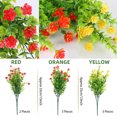 thumbnail image 2 of Artificial Flowers for Outdoor UV Resistant 8 Bundles, Plastic Fake Outdoor Plants & Flowers for Decoration Indoors, Faux Flowers Bulk Home Garden Wall Wedding Party Decoration, 2 of 7