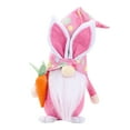 thumbnail image 5 of Herrnalise Easter Bunny Gnome Ornaments,Colorful Plush Bunny Gnomes,Handmade Plush Faceless Bunny Gnome Doll with Rabbit Ears Ornament for Spring Home Decor Easter Decorations Outdoor Hanging, 5 of 7