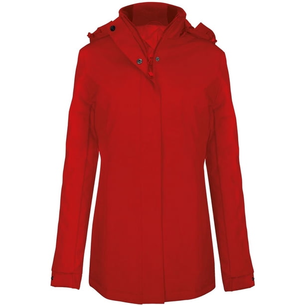Kariban - Parka para mujer (Rojo) Kariban UTRW6082_red