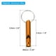 thumbnail image 2 of Silbato de supervivencia Uxcell, paquete de 5 silbatos de sonido fuerte para acampar y hacer senderismo, dorado, 2 of 6