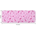 thumbnail image 7 of Pink Breast Cancer Awareness Pattern Kitchen Rug Mat,Kitchen Runner Rugs Non Skid Washable,Decorative Kitchen Floor Mats for Kitchen,Sink,Laundry,17"x47.2", 7 of 7
