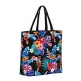 thumbnail image 2 of Kll Tropical Palm Leaves Pattern Aesthetic Tote Bag For Women Beach Bag Shopping Bags Shoulder Bag Reusable Grocery Bags, 2 of 8