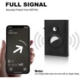 thumbnail image 5 of Men's Slim Wallet Airtag With Money Clip Rfid Blocking Credit Card Holder Simple Smart Wallet For Me, 5 of 5