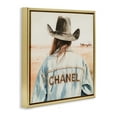 thumbnail image 4 of Stupell Industries Desert Cowgirl Glam Brand People Painting Gold Floater Framed Canvas Art Print Wall Art, 18 x 18, 4 of 10