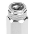thumbnail image 4 of J2 Engineering LN-T7-027-15-SL J2 Engineering 7075 -T6 Forged Aluminum M12 x 1.5 20 Pcs 90mm Open End Lug Nut Set w/ Adapter ( Silver ), 4 of 6