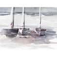thumbnail image 3 of Harper, Ethan 14x12 Black Modern Framed Museum Art Print Titled - Caribbean Sails II, 3 of 5
