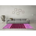 thumbnail image 3 of Ahgly Company Indoor Rectangle Abstract Pink Modern Area Rugs, 7' x 9', 3 of 4