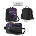 thumbnail image 2 of Honeii Glowing Chameleon Fantasy Art Print Insulated Lunch Bag, Reusable Lunch Box for Adult, Leakproof Cooler Bag for Work Office Travel Picnic, 2 of 7