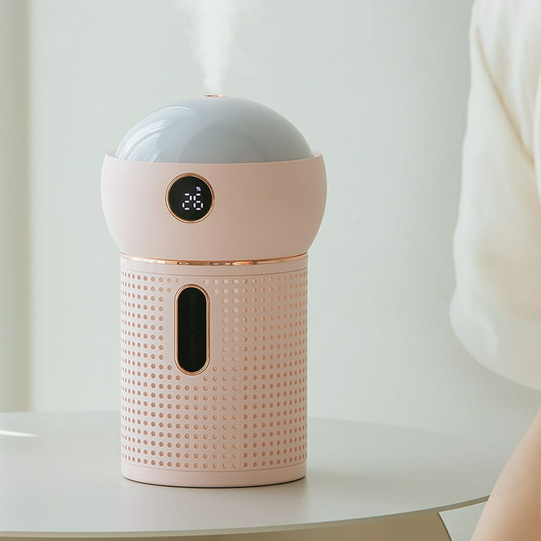 LED 360° Mini Humidifier LED Light Show and 360° Rotating Spray Humidifiers  for Bedroom Humidifiers for Home Essential oil Diffuser