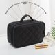 thumbnail image 4 of Neceser y organizador de maquillaje Organizador de neceser de viaje de doble capa con espejo UHUSE Bolsa de maquillaje, 4 of 10