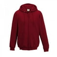 thumbnail image 2 of Awdis Plain Mens Hooded Full Zip Hoodie / Zoodie, 2 of 2