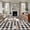 black, variant on Coffee Gnomes Round Area Rug 3.3 FT, Non Slip Small Entryway Kitchen Mat, Farmhouse Brown Bean Plaid Black Grey Washable Soft Circular Rug Non-Shedding Door Mat for Bathroom Playroom Kids Room
