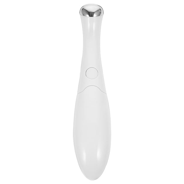 Masajeador de ojos con iontoforesis, elimina bolsas debajo de los ojos y masaje facial (blanco)