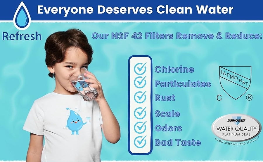 Refresh Replacement Refrigerator Water Filter for LG LT1000P, LT1000PC, LT1000PC, MDJ64844601, ADQ74793501, ADQ74793502 and Kenmore 46-9980, 9980 (2 Pack)