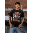 thumbnail image 3 of Popeye Let Your Hustle Do The Talking Men's Graphic T Shirt Tees Brisco Brands S, 3 of 5