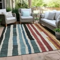 thumbnail image 4 of Dalyn Rugs Machine Washable Indoor/Outdoor Chantille Black 10' x 14' Rug, 4 of 9
