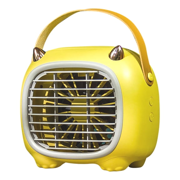 Portable Air Conditioner Rechargeable Mini,3 Speed Settings with Quiet Desk Cooling Fan,Runtime Efficient Personal Air Cooler for Home Bedroom Travel,Office Outdoor Car with Cool Air Spray