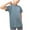Blue, variant on CHEEREAM Girl Boy Athletic Shirts Short Sleeve Quick Dry Cooling Sports T-Shirts Crew Neck Activewear Tees Tops for Kids Teens 4-12T