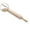 Beige-M, variant on Wood Rolling Pin, Hardwood Dough Roller with Comfort Grip, 17 Inch Wooden Rolling Pin with Rotating Ergonomic Handles for Baking Pizza Bread Pastries Cookies