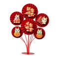 thumbnail image 1 of Decoraciones de año Nuevo Chino, estatua, personajes de bendición, adorno decorativo para Festival de Primavera, suministros de fiesta para el año del Estilo A Macarena Escultura de año nuevo, 1 of 8