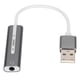 thumbnail image 1 of Tarjeta de sonido USB Tarjeta de audio de computadora externa de aleación de aluminio para todos los sistemas informáticos 7.1 estéreo, 1 of 8